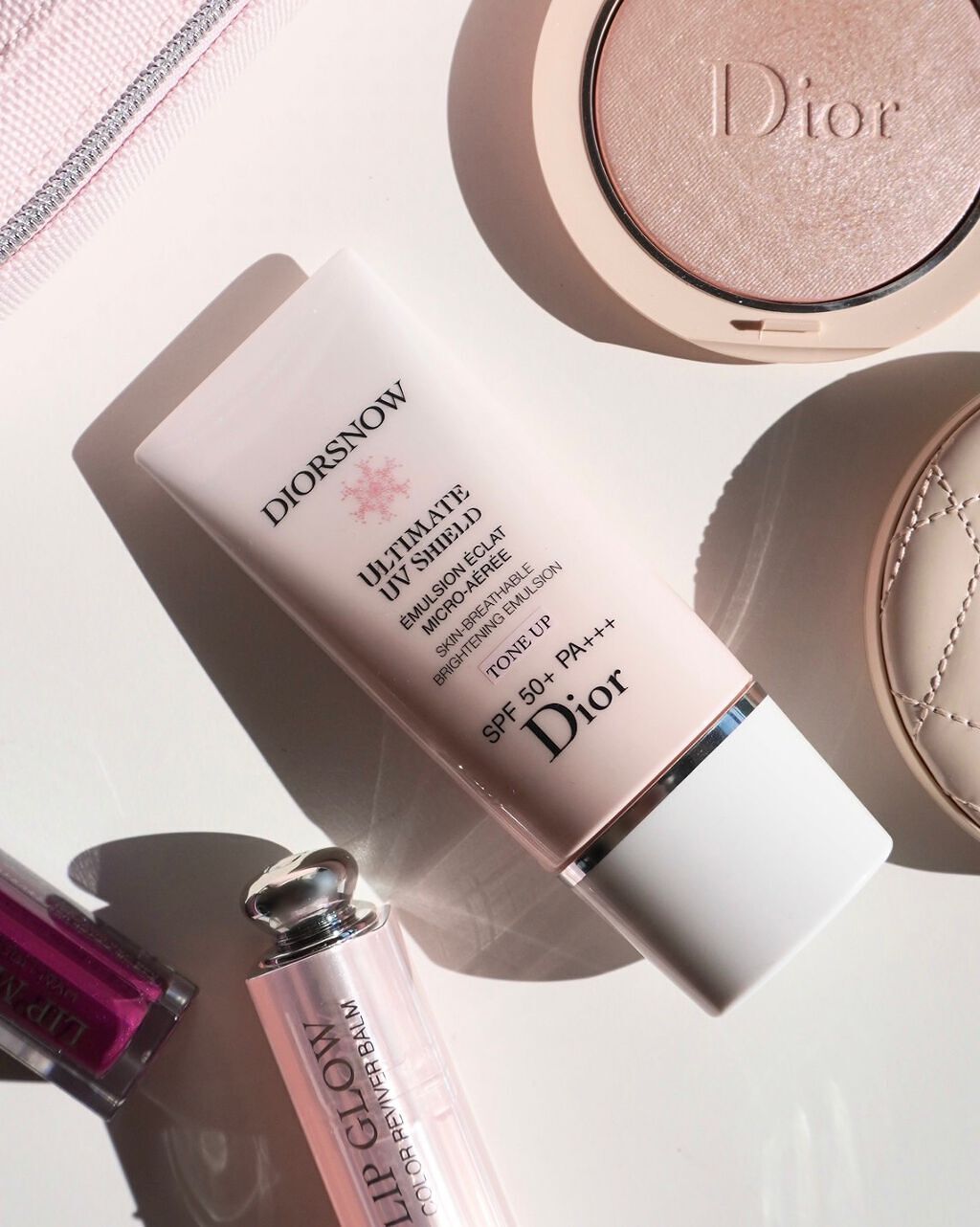 【旧】スノー UVシールド トーンアップ 50+/Dior/日焼け止めミルクを使ったクチコミ(1枚目)