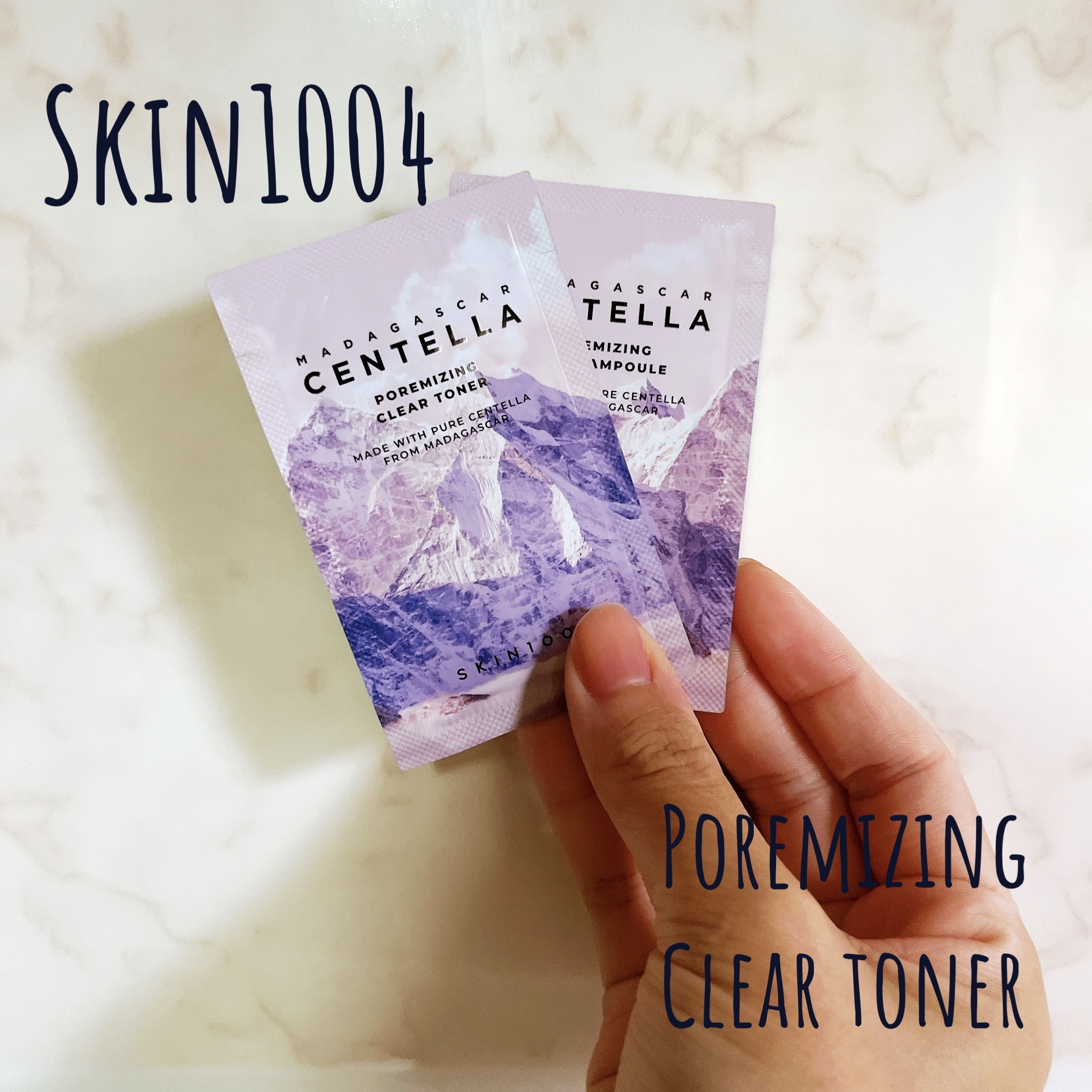 ポアマイジング クリア トナー/SKIN1004/化粧水を使ったクチコミ（1枚目）