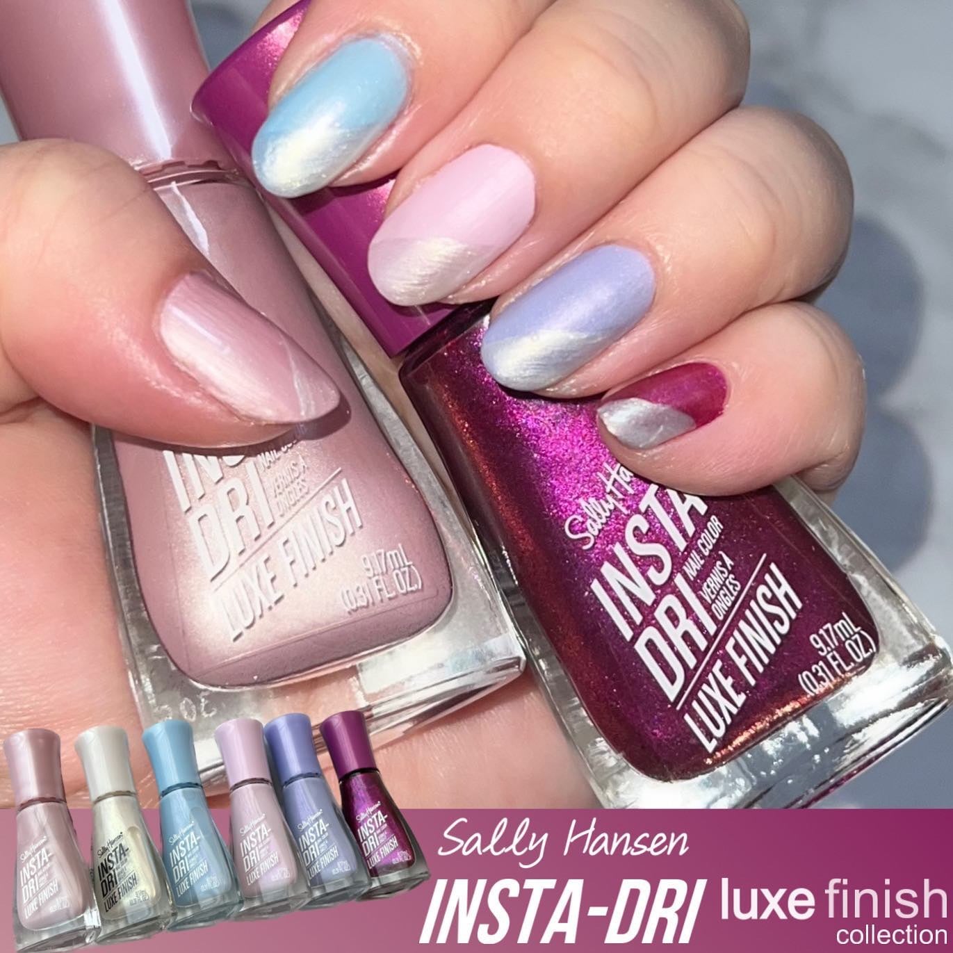 インスタドライ ネイルカラー リュクスフィニッシュ/サリーハンセン/オールインワンネイルを使ったクチコミ(1枚目)
