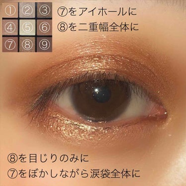 UR GLAM　BLOOMING EYE COLOR PALETTE/U R GLAM/パウダーアイシャドウを使ったクチコミ（2枚目）