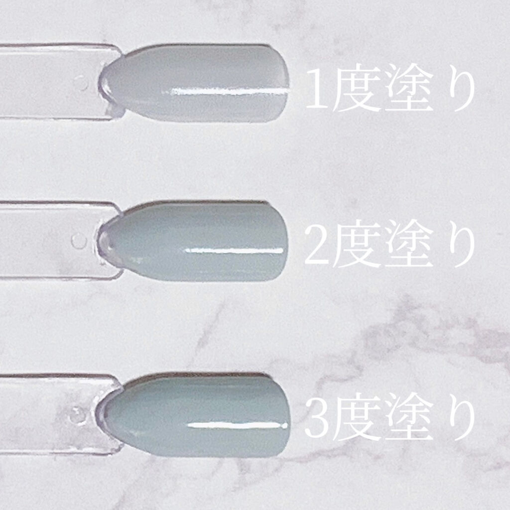 ミニネイル BL11 スノーフレークブルー/パラドゥ/マニキュアを使ったクチコミ（2枚目）