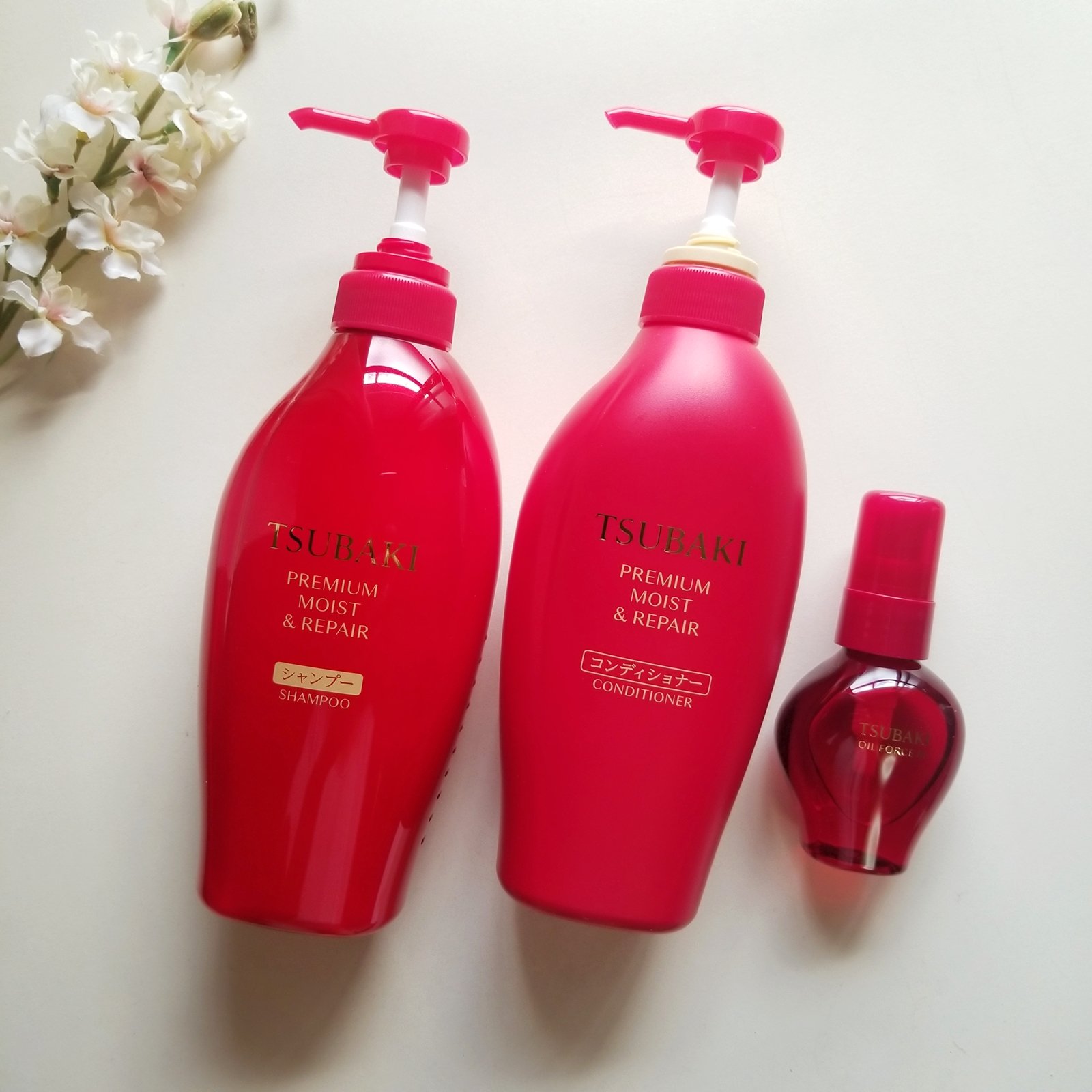 TSUBAKI プレミアム モイスト＆リペア シャンプー/コンディショナー コンディショナー（450mL）/TSUBAKI/市販シャンプーを使ったクチコミ（1枚目）