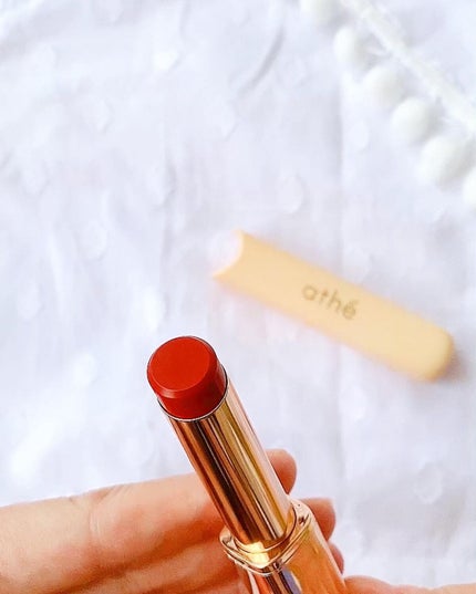 athe AUTHENTIC AIRY LIP BALM/athé/口紅を使ったクチコミ(2枚目)