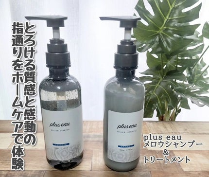 メロウシャンプー/メロウトリートメント/plus eau/市販シャンプーを使ったクチコミ(1枚目)