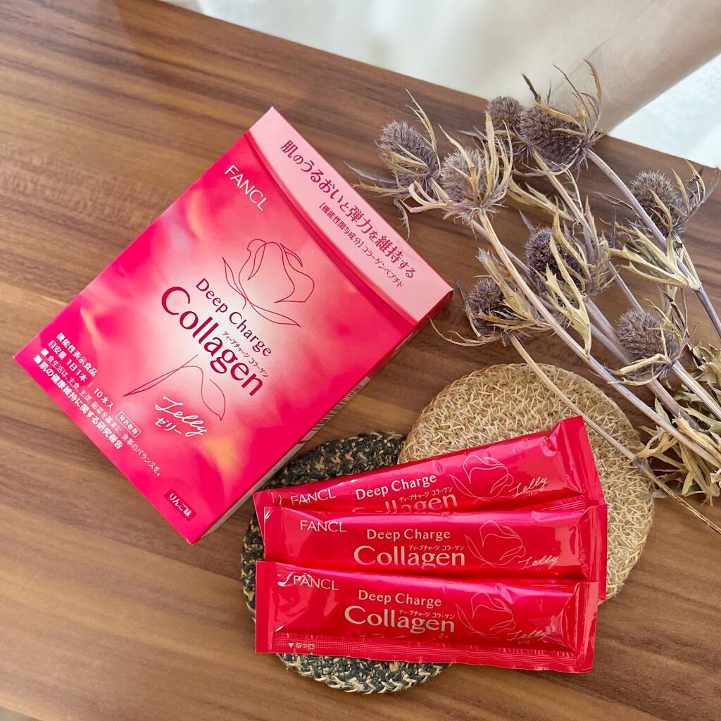 ディープチャージ コラーゲン スティックゼリー/ファンケル/美容サプリメントを使ったクチコミ(2枚目)