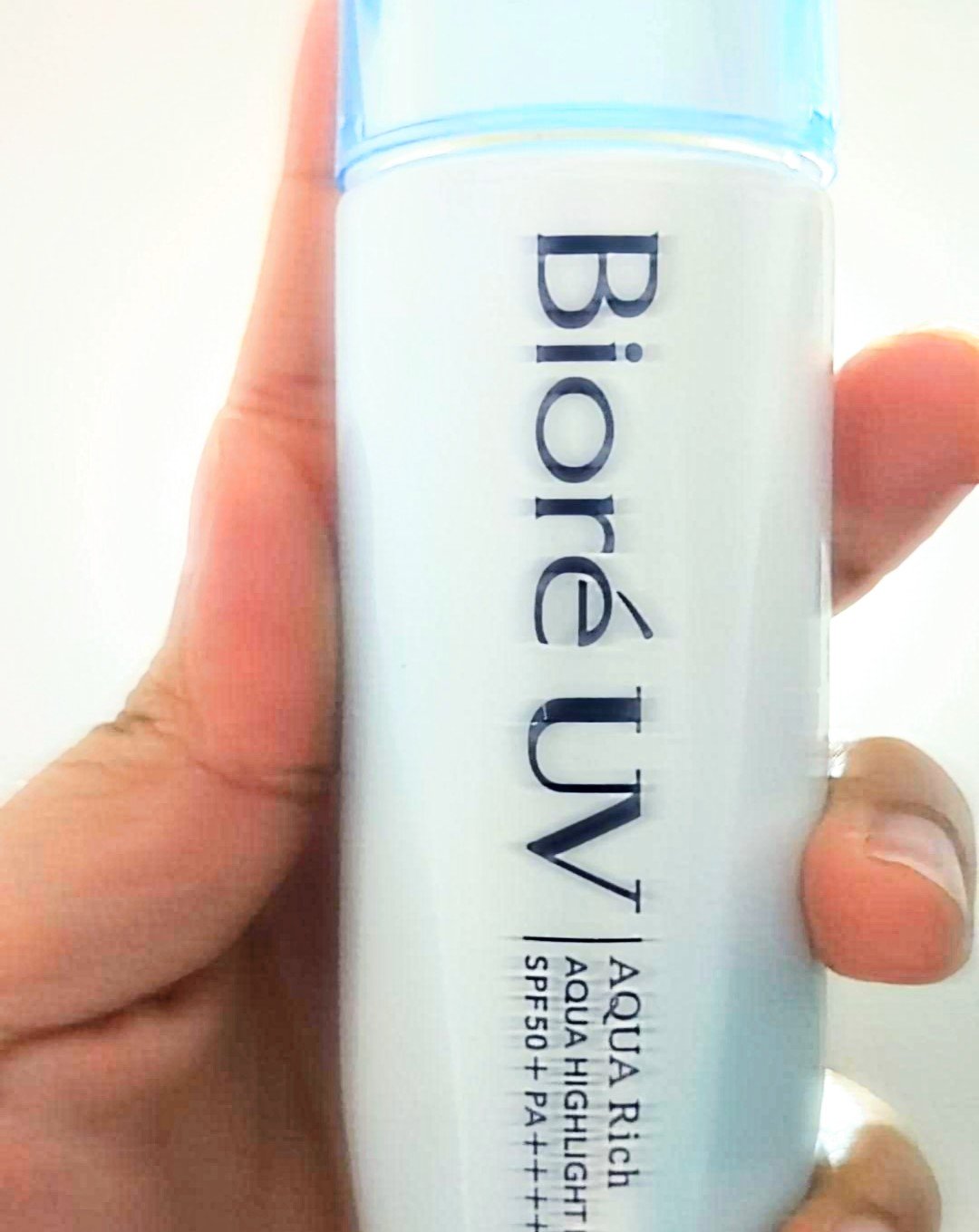 ビオレUV　アクアリッチ　アクアハイライトローション（水層ハイライトUV）/ビオレ/日焼け止めローションを使ったクチコミ（3枚目）