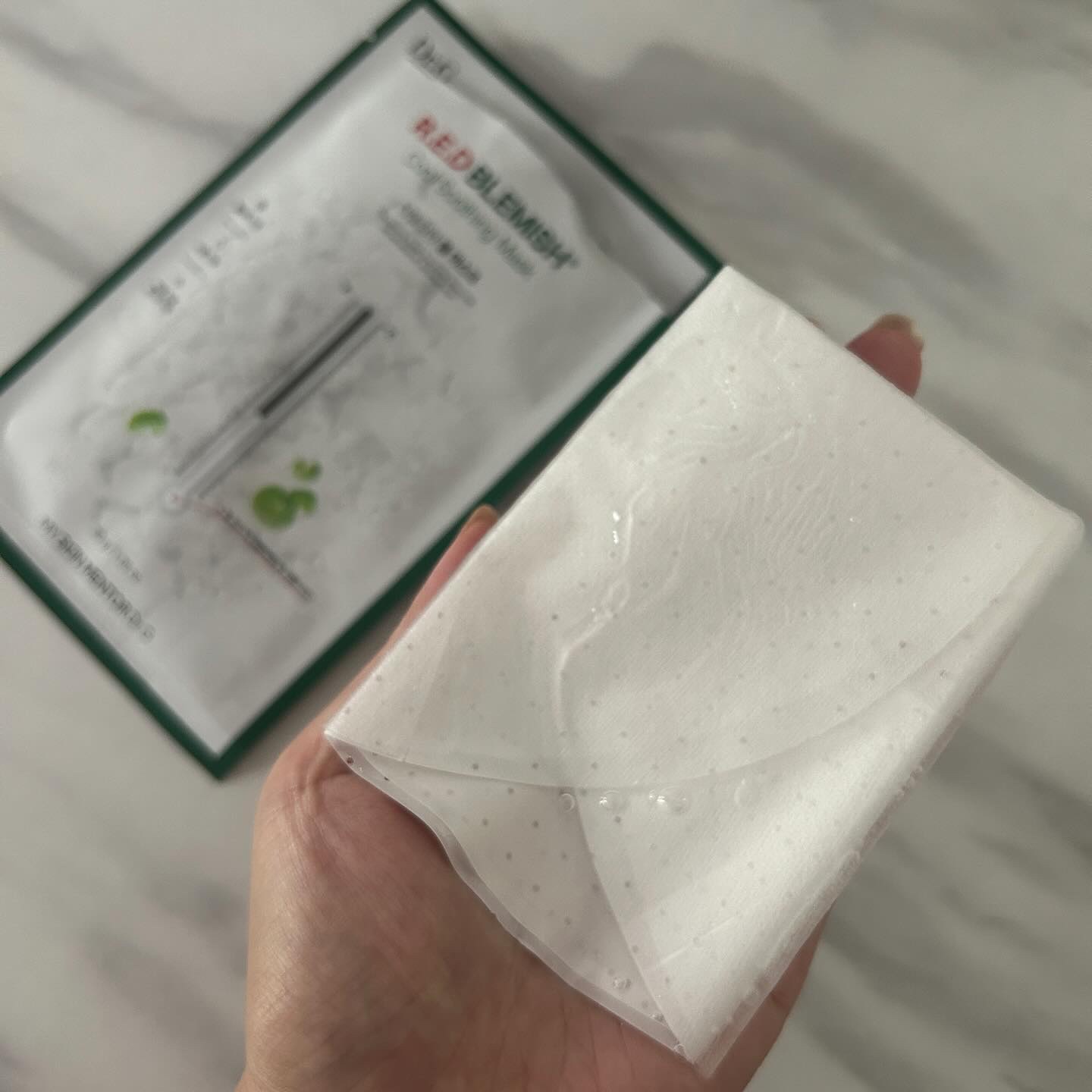 レッドブレミッシュ クールスージングマスク/Dr.G/シートマスク・パックを使ったクチコミ（3枚目）