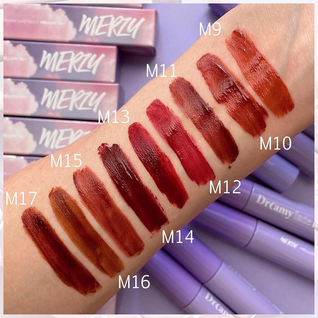 ドリーミーレイトナイト メロウティント M9 ブリーステン/MERZY/リップティントを使ったクチコミ（3枚目）
