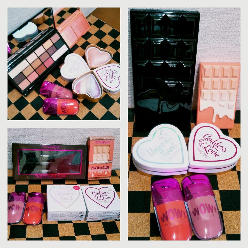 ハートハイライター ユニコーンハート/MAKEUP REVOLUTION/パウダーハイライトを使ったクチコミ（1枚目）