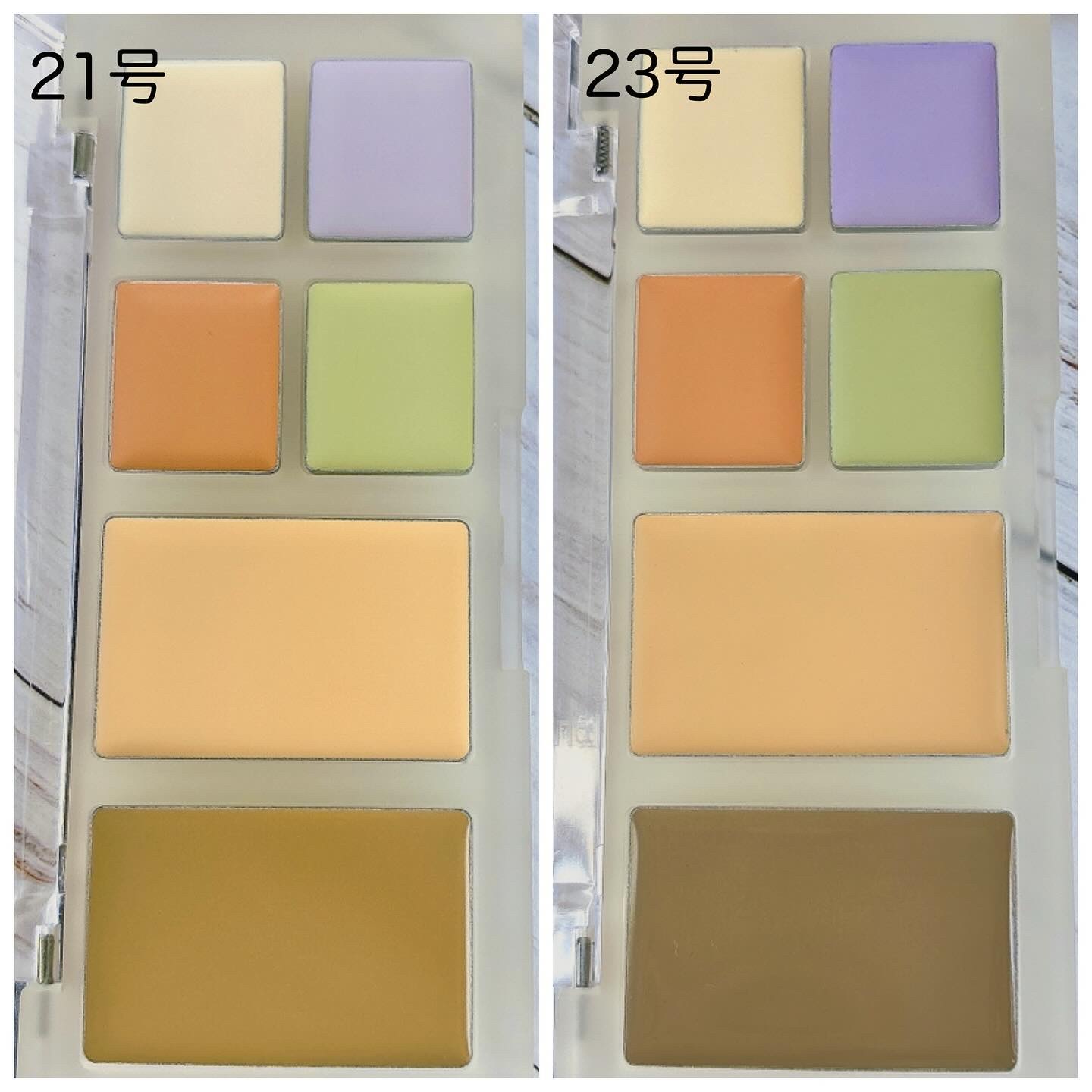 ブリージングコンシーラーパレット/Healus/パレットコンシーラーを使ったクチコミ（2枚目）