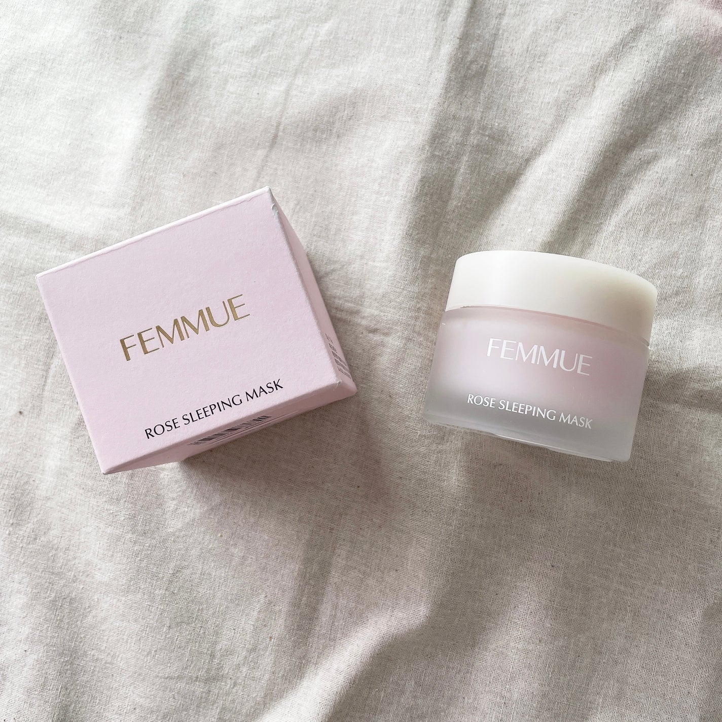 ローズウォーター スリーピングマスク/FEMMUE/フェイスクリームを使ったクチコミ(1枚目)