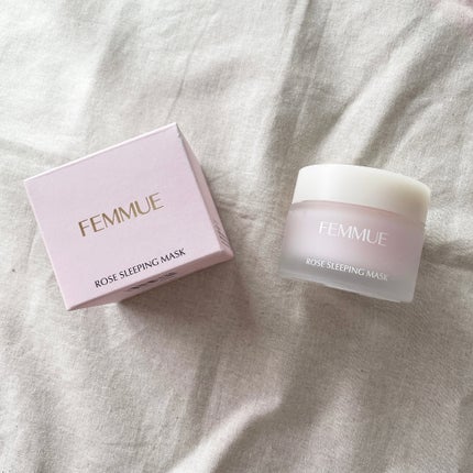 ローズウォーター スリーピングマスク/FEMMUE/フェイスクリームを使ったクチコミ(1枚目)