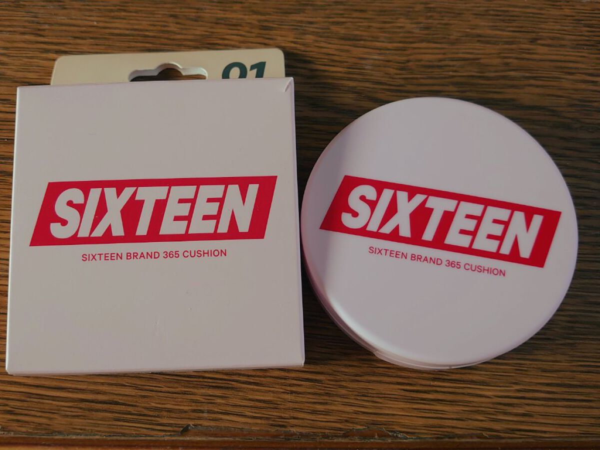 16 365CUSHION/16BRAND/クッションファンデーションを使ったクチコミ（1枚目）