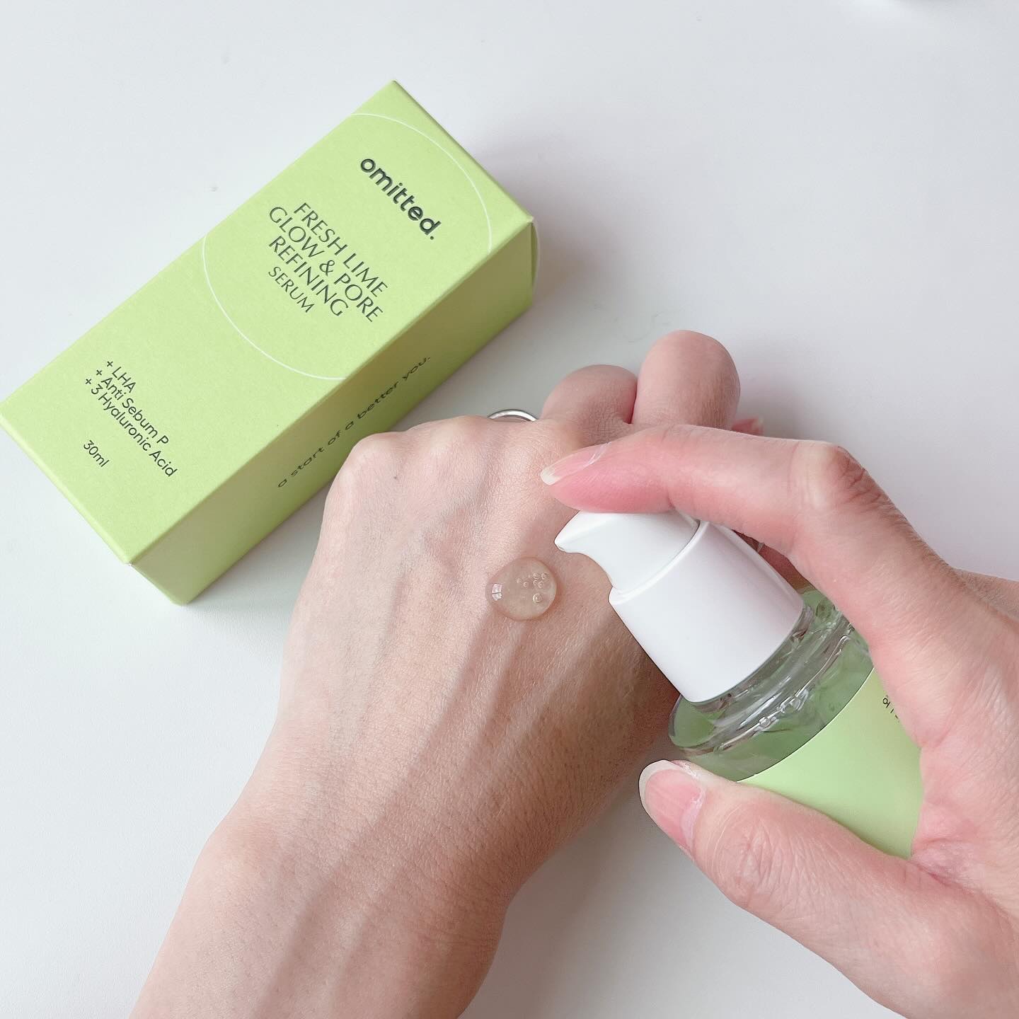 フレッシュライムLHA ツヤ肌毛穴セラム/omitted./美容液を使ったクチコミ（3枚目）