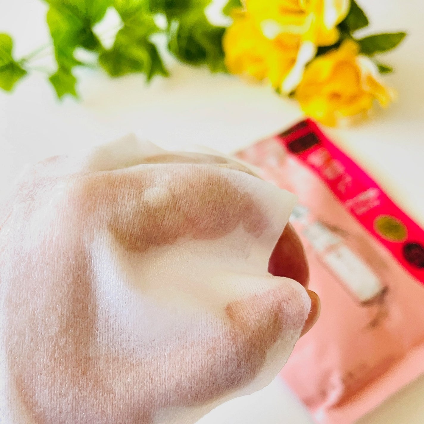 原液美容100マスク レチノール&コラーゲン/ONE STONE TWO BIRDS/シートマスク・パックを使ったクチコミ(5枚目)