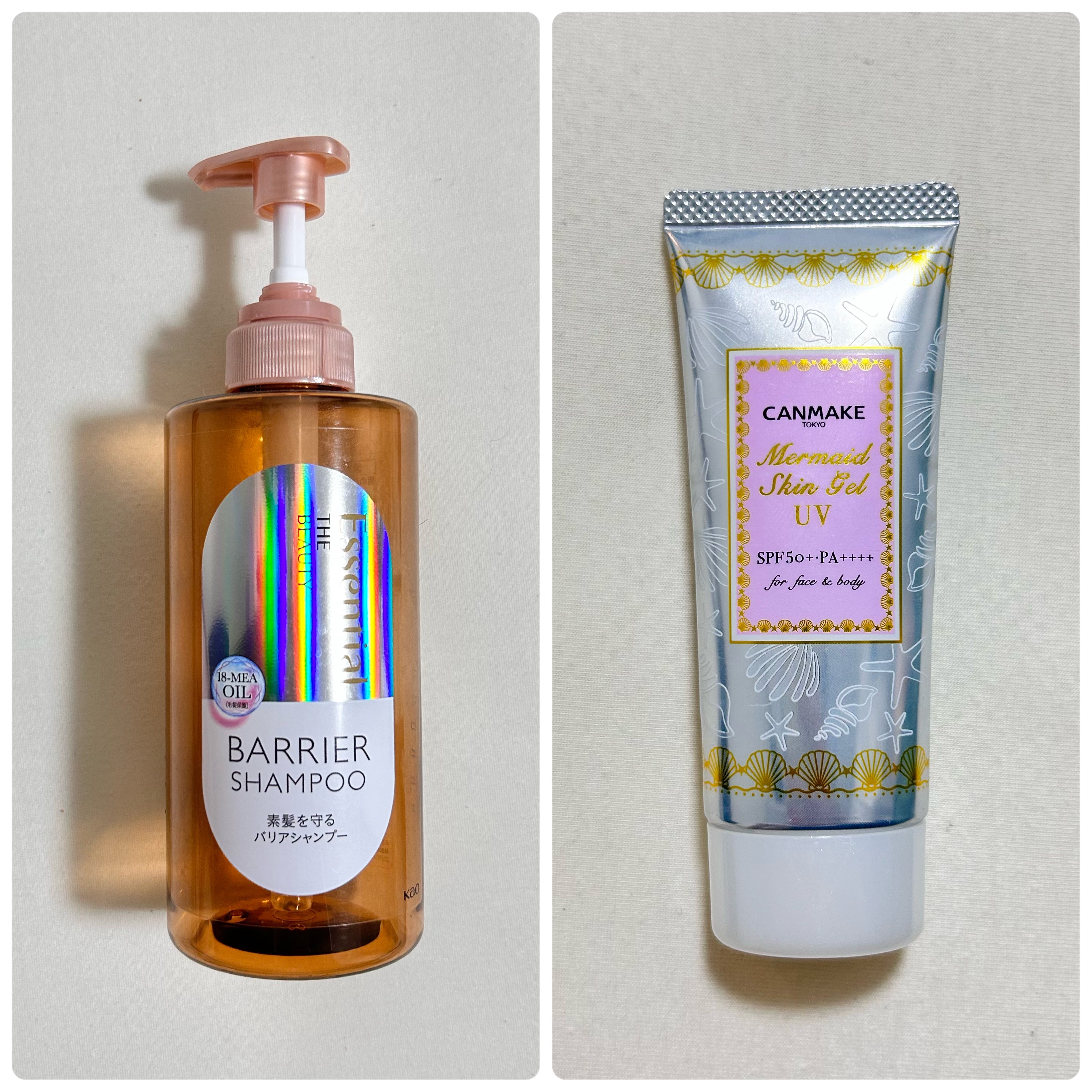 マーメイドスキンジェルUV/キャンメイク/日焼け止めジェルを使ったクチコミ（1枚目）