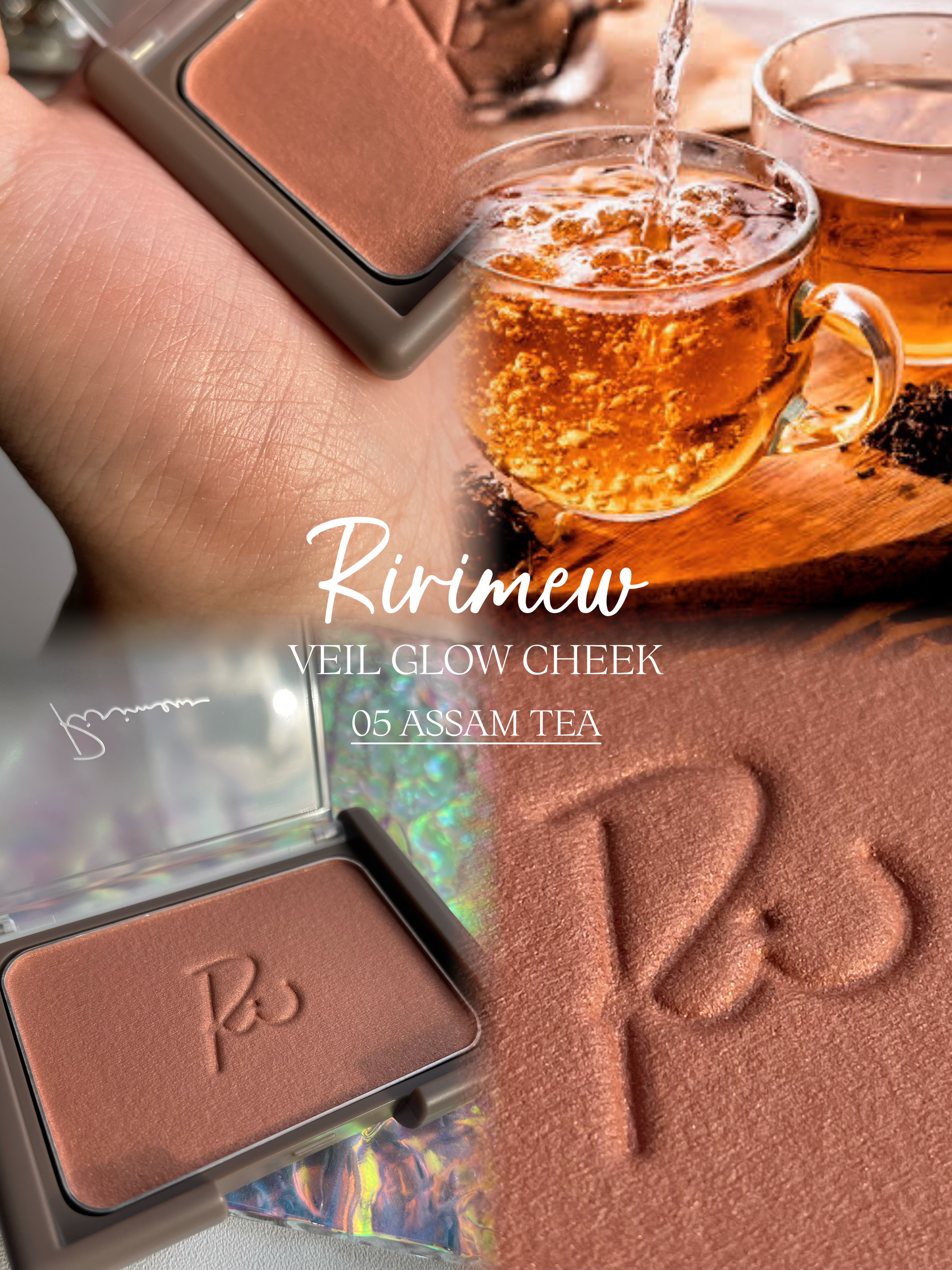 ヴェールグロウチーク/Ririmew/パウダーチークを使ったクチコミ（1枚目）