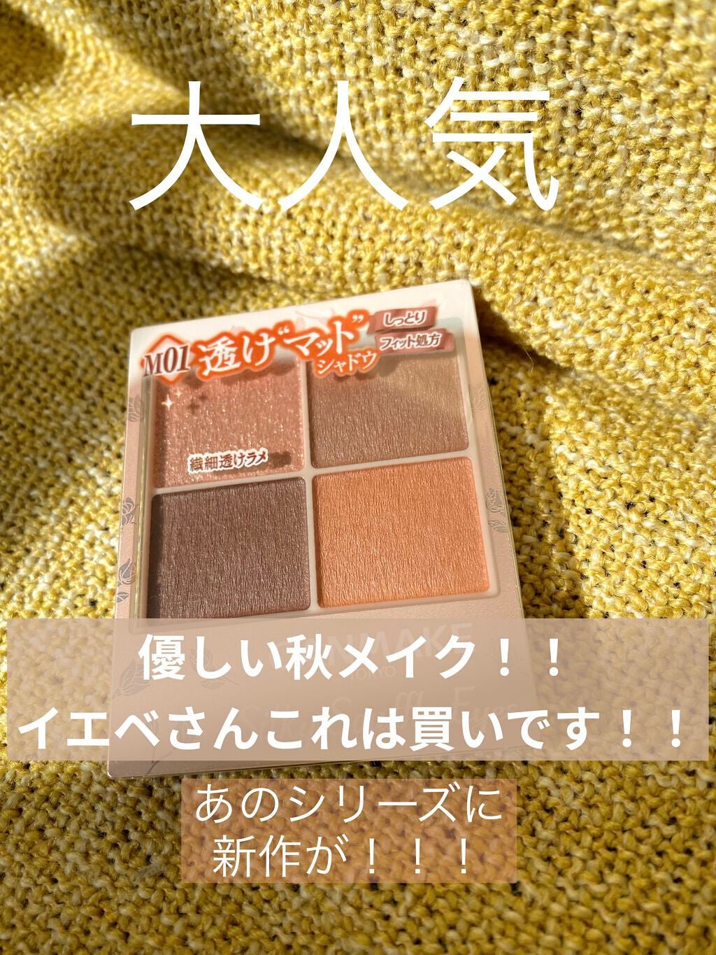 シルキースフレアイズ(マットタイプ)/キャンメイク/アイシャドウパレットを使ったクチコミ(1枚目)