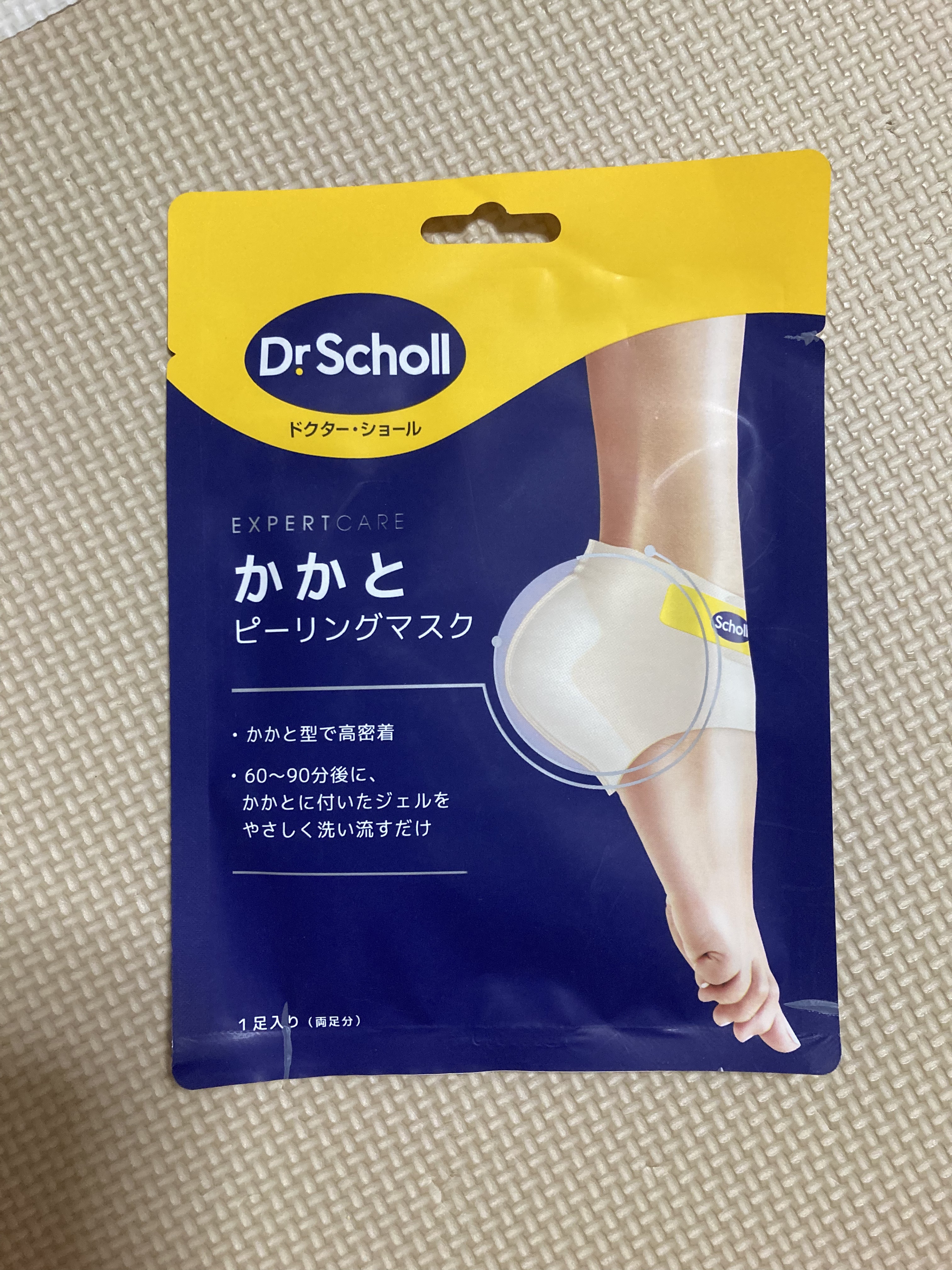 かかとピーリングマスク/ドクター・ショール/レッグ・フットケアを使ったクチコミ（1枚目）