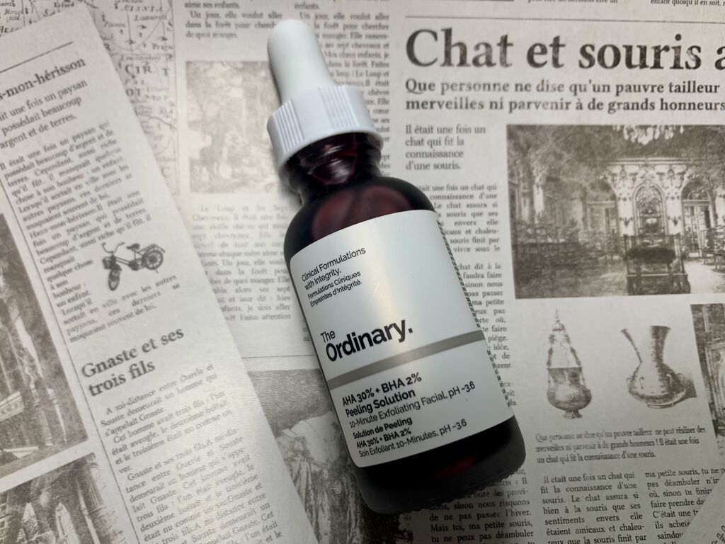 AHA 30% + BHA 2% Peeling Solution/The Ordinary/ピーリングを使ったクチコミ（1枚目）