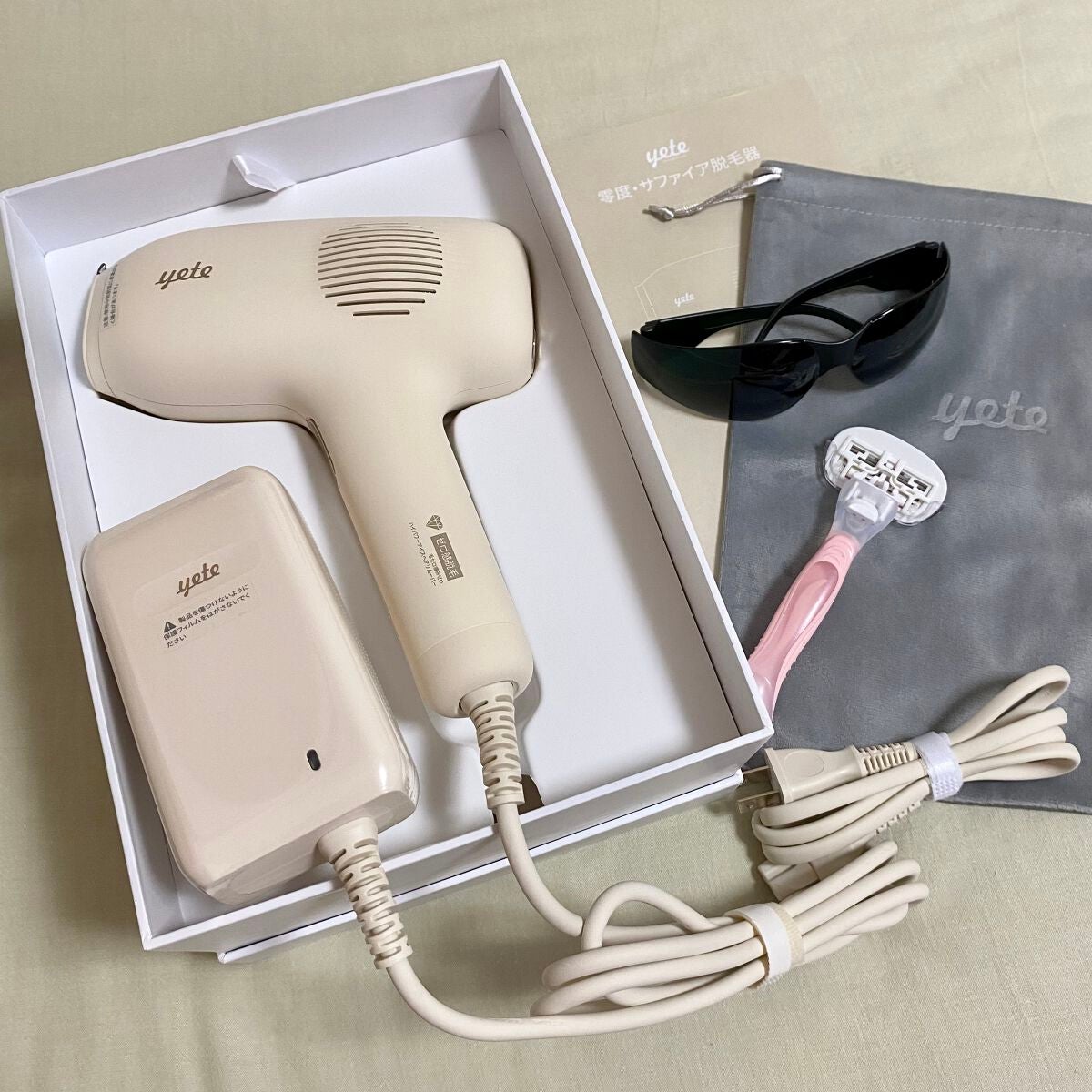 サファイアIPL脱毛器 /yete/家庭用脱毛器を使ったクチコミ(2枚目)