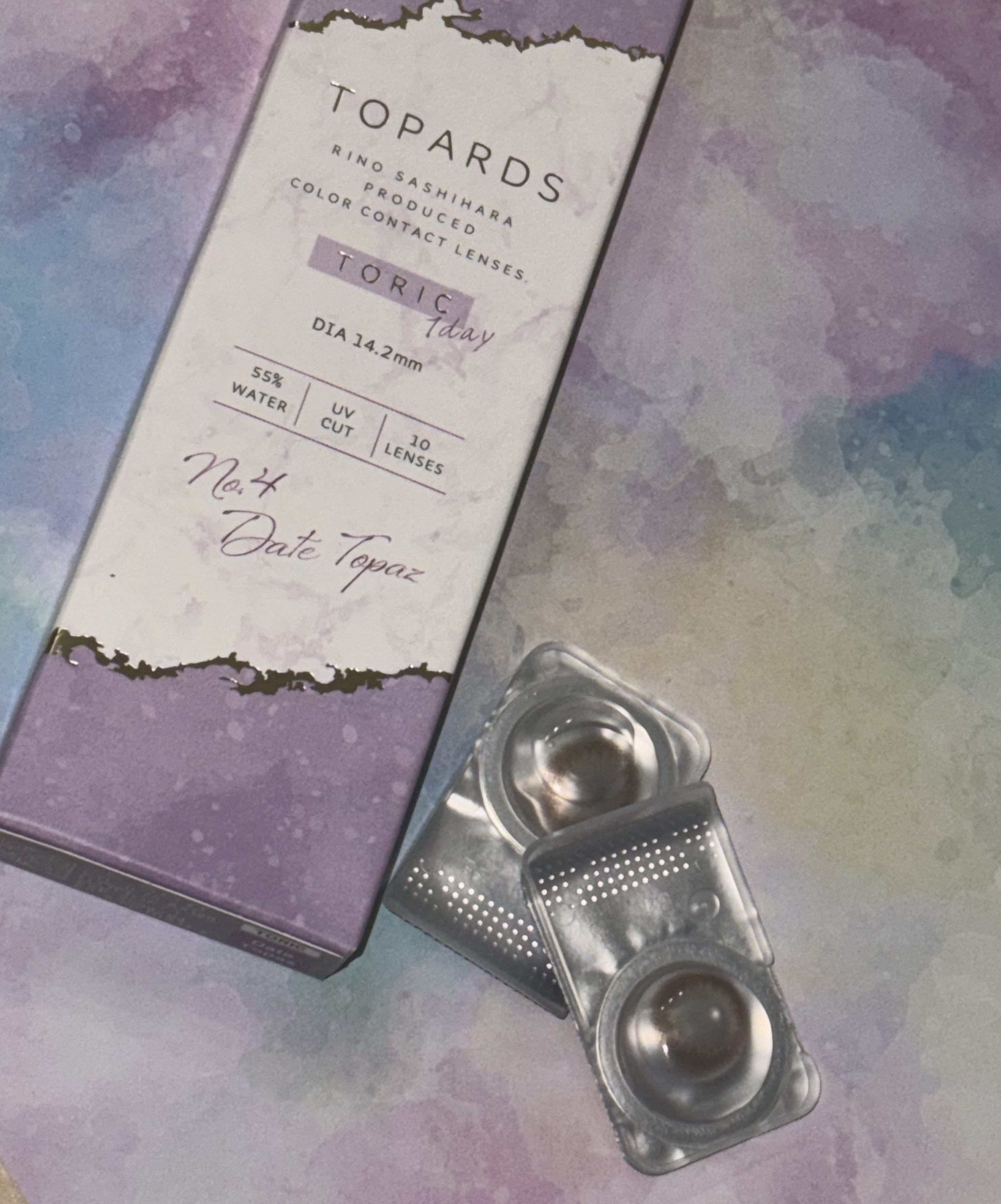 TOPARS TORIC 1day/TOPARDS/ワンデー（１DAY）カラコンを使ったクチコミ（2枚目）