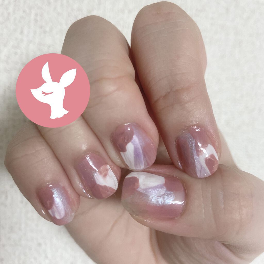 爪強化ベースコート/DAISO/ネイルベースコートを使ったクチコミ（2枚目）