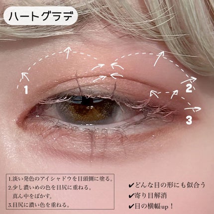 トーンアップアイシャドウ/CEZANNE/アイシャドウパレットを使ったクチコミ(4枚目)