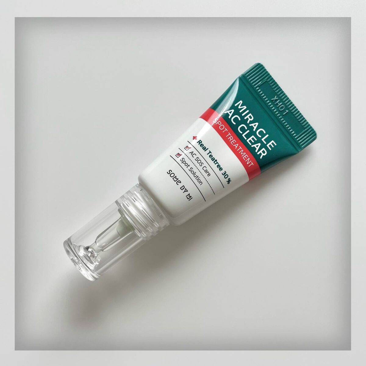 ミラクルアクネクリアスポットトリートメント/SOME BY MI/美容液を使ったクチコミ（2枚目）