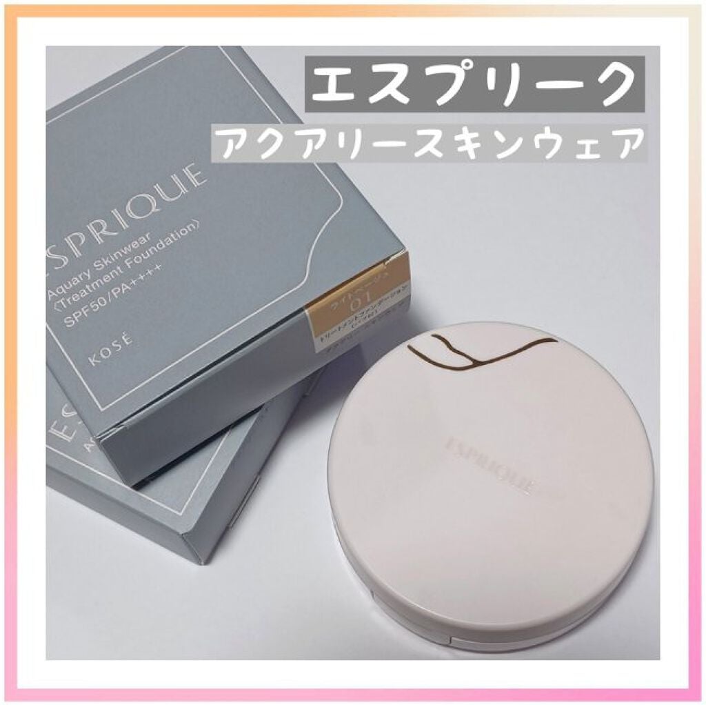 アクアリースキンウェア/ESPRIQUE/クッションファンデーションを使ったクチコミ(1枚目)