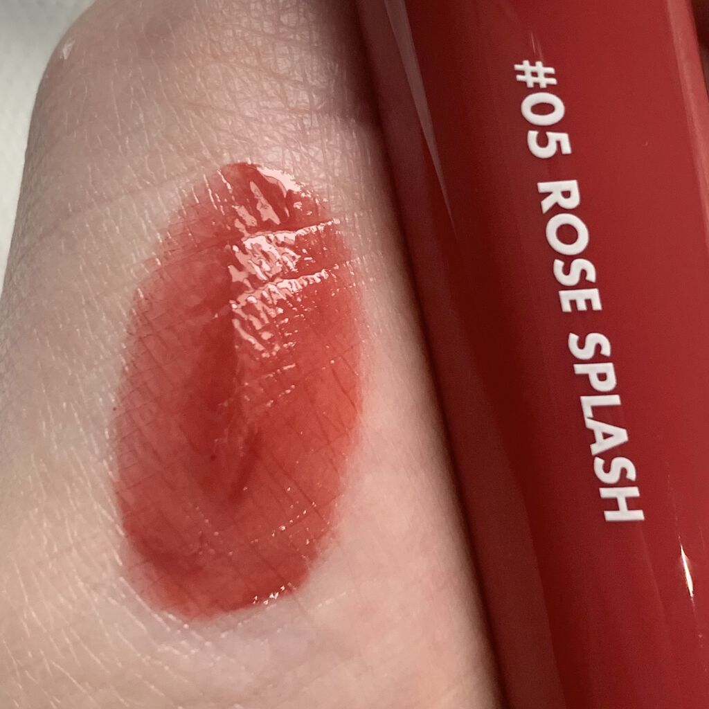 グラスティングウォーターティント/rom&nd/リップティントを使ったクチコミ（3枚目）