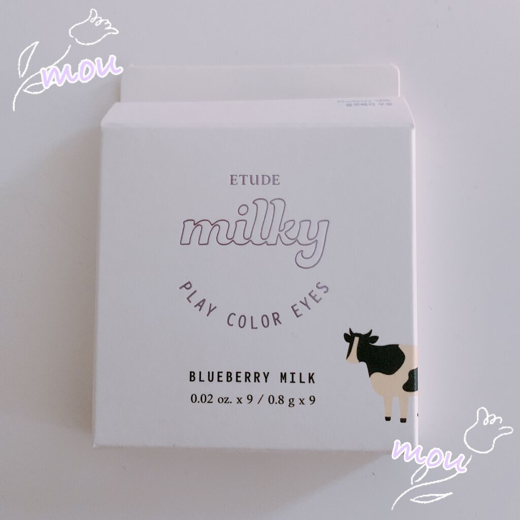 プレイカラーアイズ ≪ミルキーコレクション≫/ETUDE/アイシャドウパレットを使ったクチコミ（1枚目）