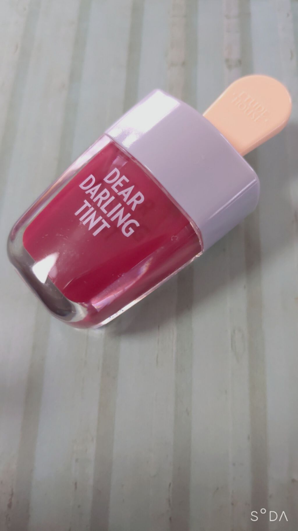 ディアダーリン ウォータージェルティント (アイスティント)/ETUDE/口紅を使ったクチコミ(1枚目)