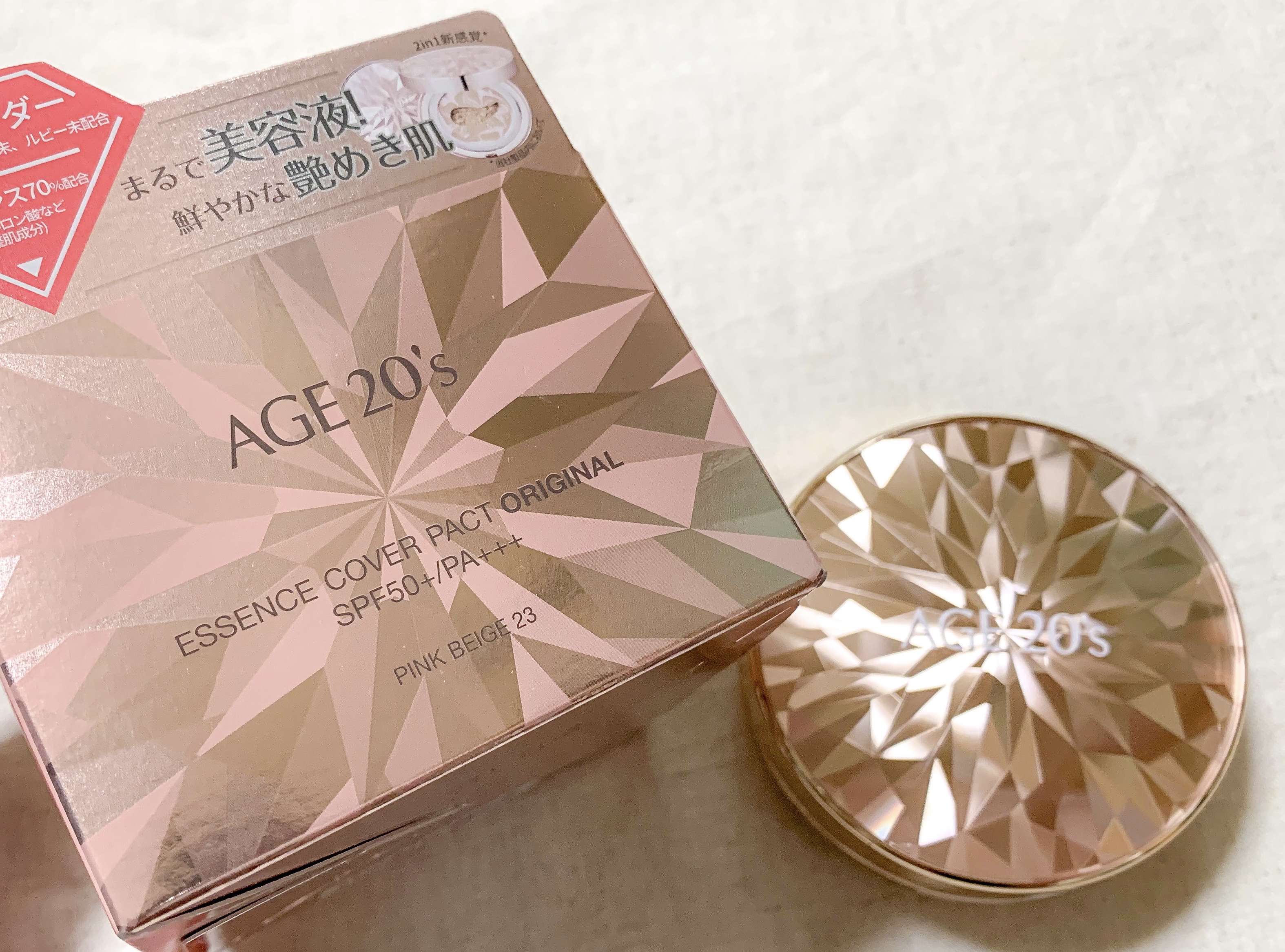 ORIGINAL ESSENCE COVER PACT/AGE20’s/クッションファンデーションを使ったクチコミ（2枚目）