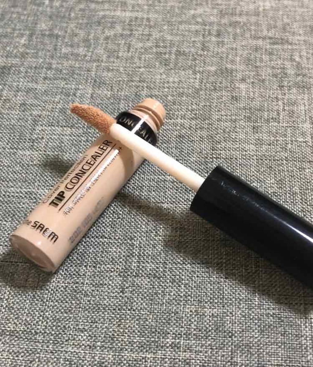 カバーパーフェクション チップコンシーラー/the SAEM/リキッドコンシーラーを使ったクチコミ(4枚目)