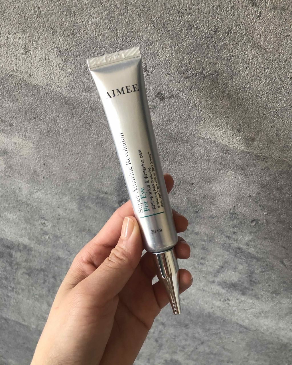 ひろこさん on LIPS 「韓国のAIMEEというブラントンのアイクリーム。紅参の漢方の香..」(1枚目)