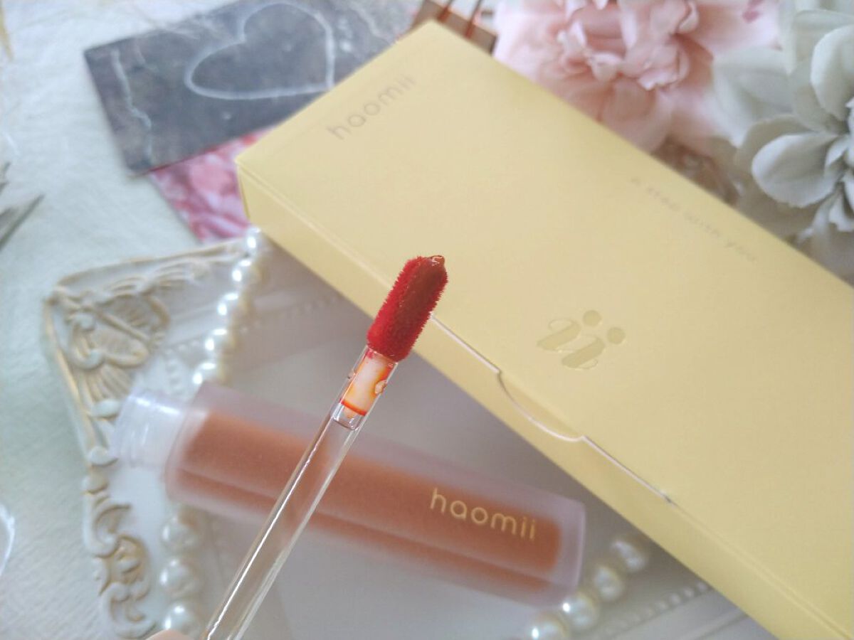 Melty flower lip tint/haomii/口紅を使ったクチコミ（3枚目）