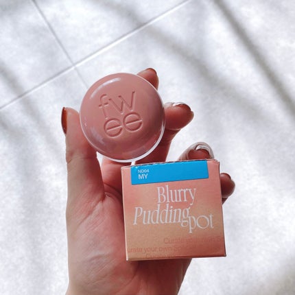 フィー リップアンドチーク ブラーリープリンポット/fwee/口紅を使ったクチコミ(1枚目)