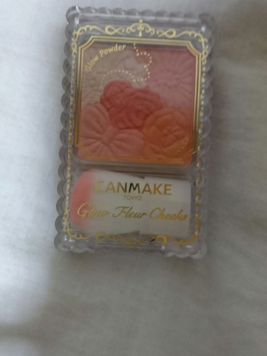 グロウフルールチークス/キャンメイク/パウダーチークを使ったクチコミ(1枚目)