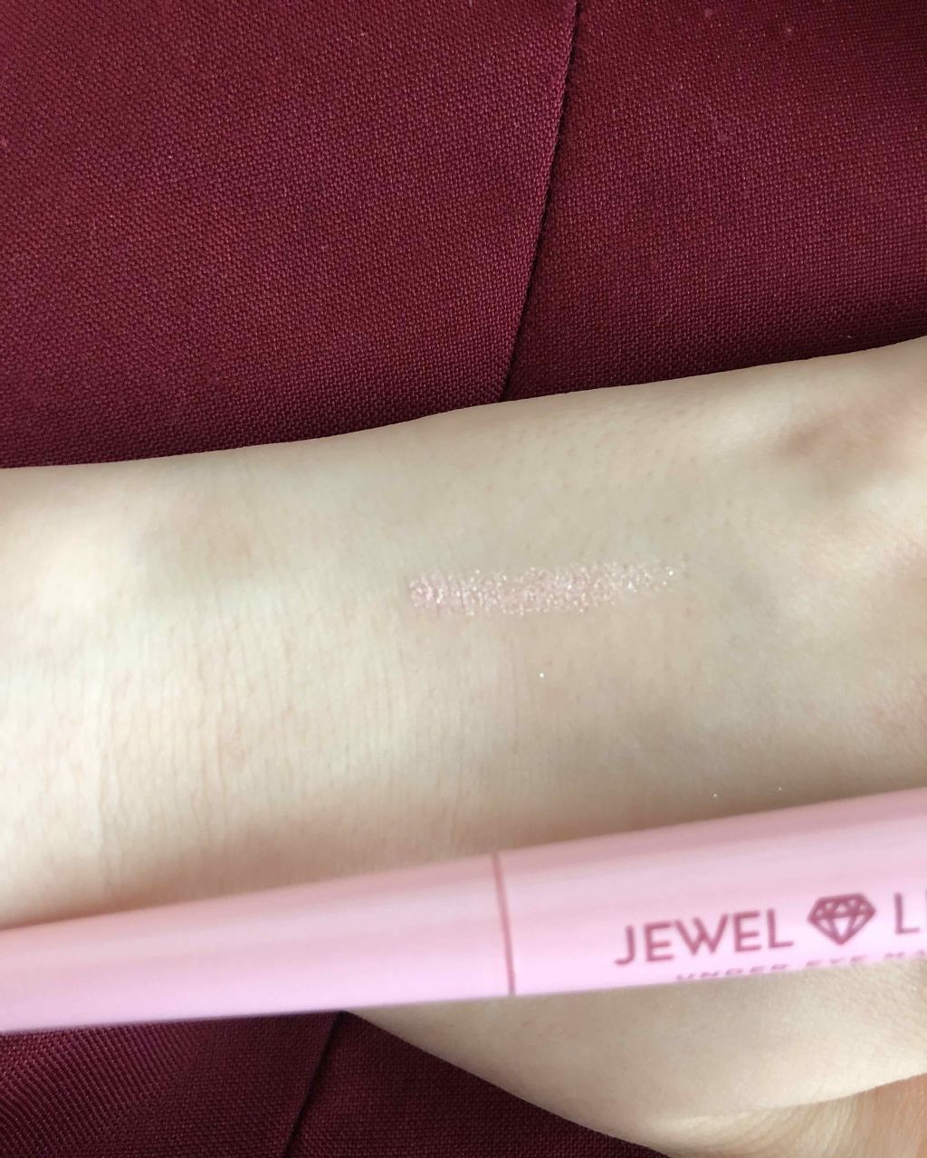 JEWEL LIGHT UNDER EYE MAKER/HOLIKA HOLIKA/ペンシルアイライナーを使ったクチコミ(2枚目)