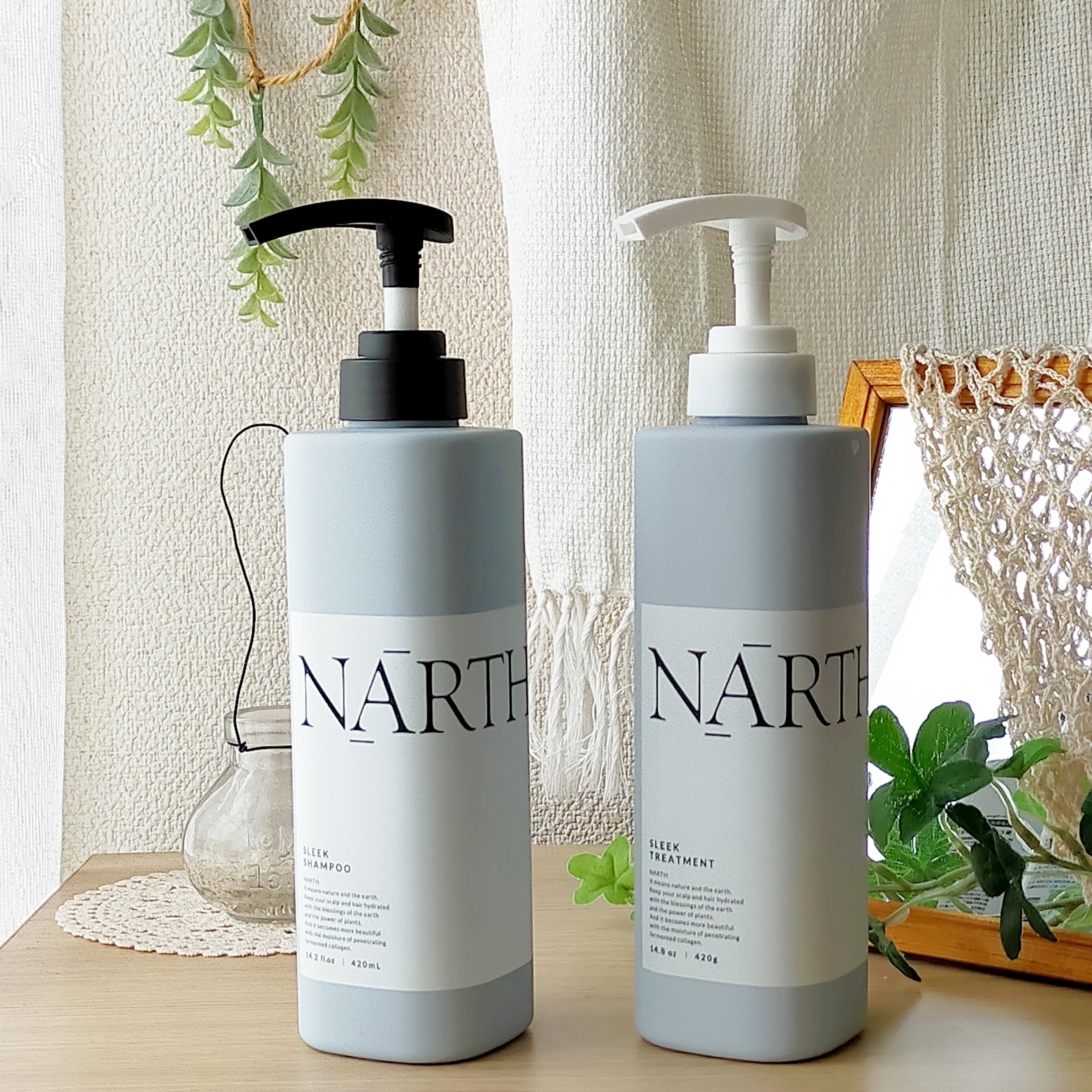 スリーク&リラックスシャンプー／トリートメント/NARTH/市販シャンプーを使ったクチコミ（1枚目）