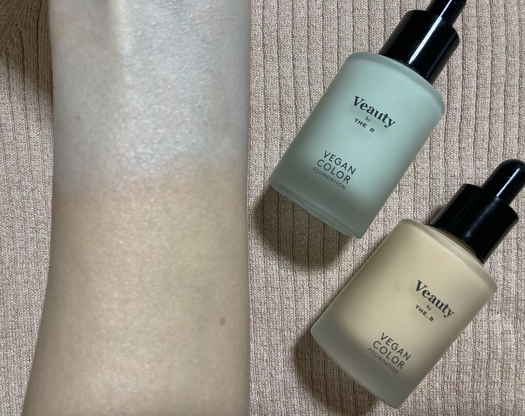ヴィーガン カラーファンデーション/Veauty by THE_B/リキッドファンデーションを使ったクチコミ（3枚目）