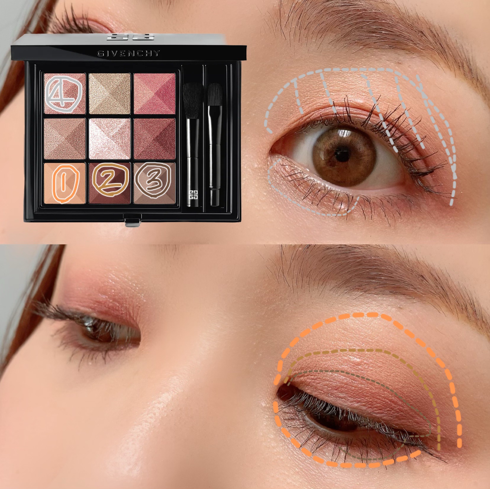 ル・ヌフ・ジバンシイ/GIVENCHY/アイシャドウパレットを使ったクチコミ（2枚目）