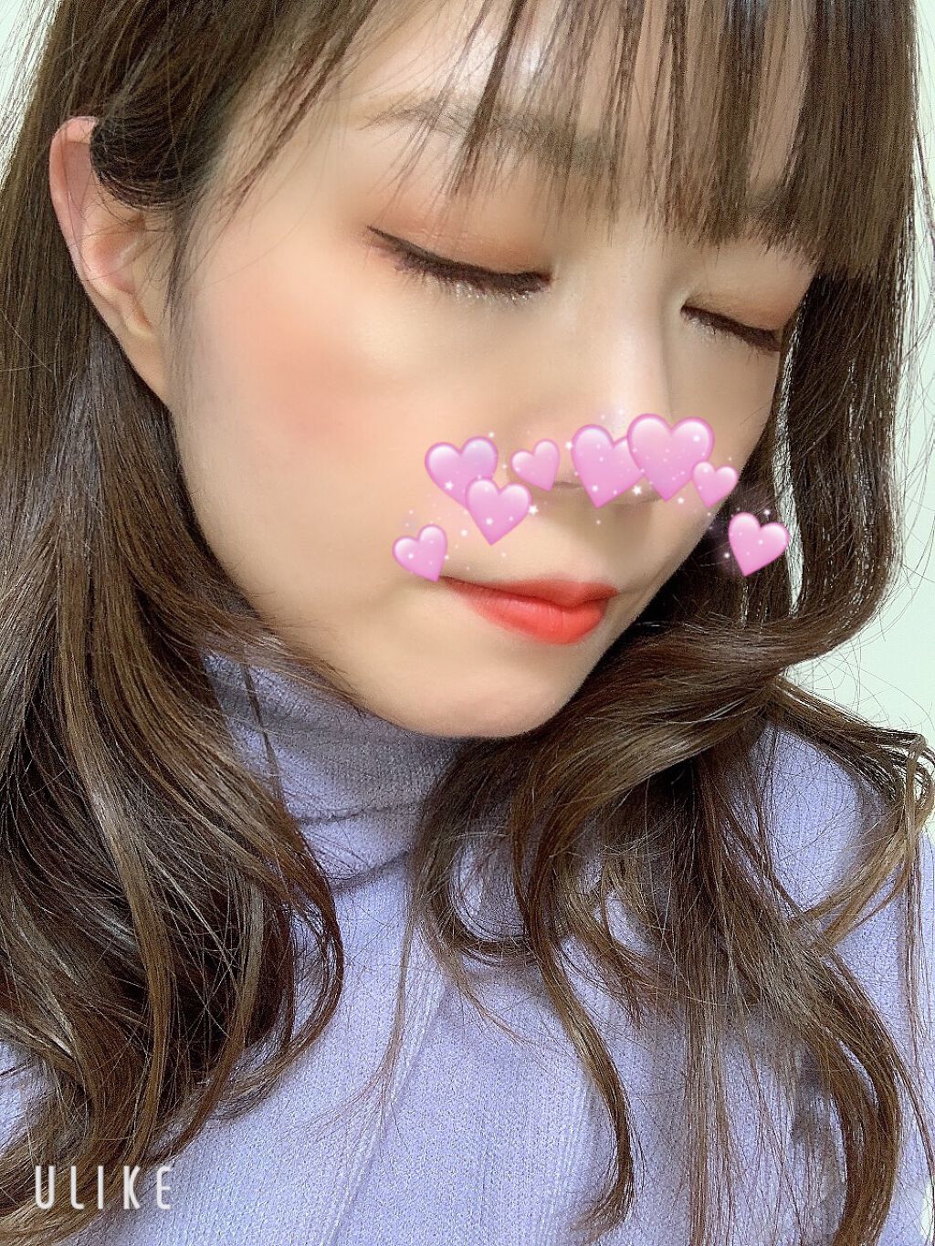 シースルーマットティント 5.BRICK COVER/rom&nd/リップティントを使ったクチコミ（2枚目）