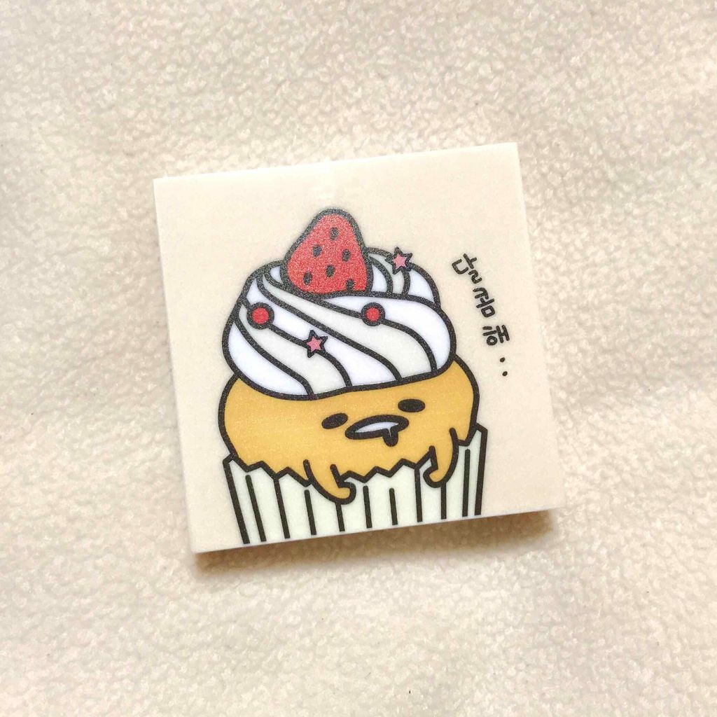 ぐでたまアイシャドウ 01 レッドベルベット/HOLIKA HOLIKA/アイシャドウパレットを使ったクチコミ（1枚目）