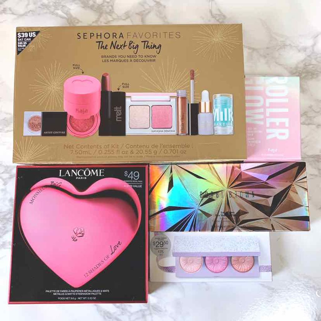 MOCHI MINIS Bouncy Blendable Highilghter&Blush Duo/SEPHORA/パウダーチークを使ったクチコミ(2枚目)