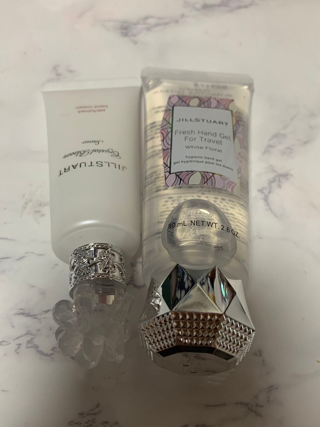 クリスタルブルーム パフュームド ハンドクリーム/JILL STUART/ハンドクリームを使ったクチコミ(1枚目)