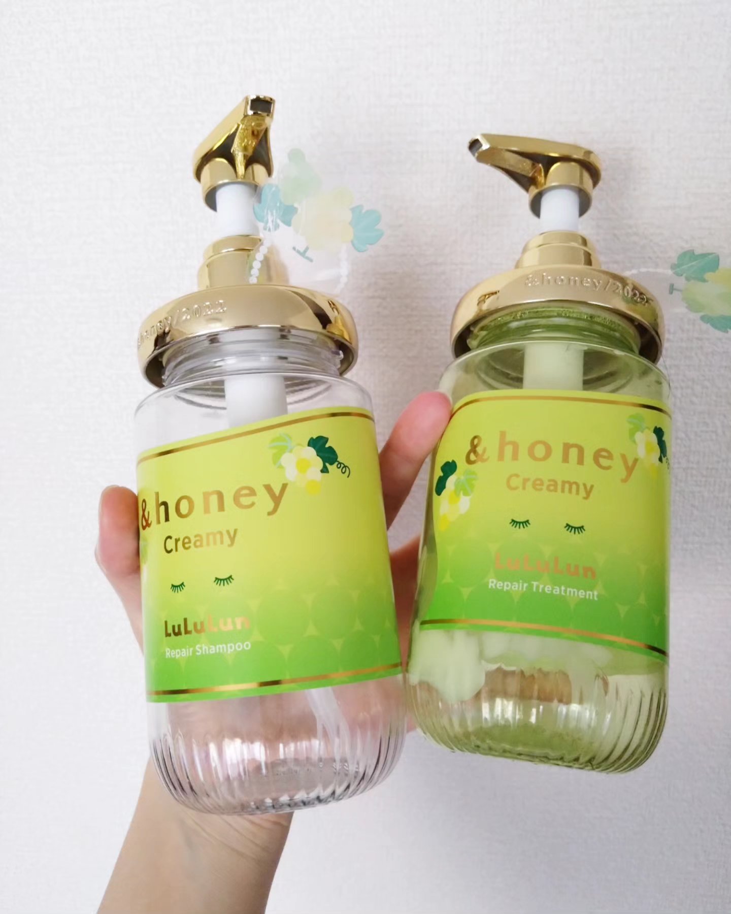 アンドハニー クリーミー ルルルン リペア ペアセット/&honey/シャンプー・コンディショナーを使ったクチコミ（2枚目）