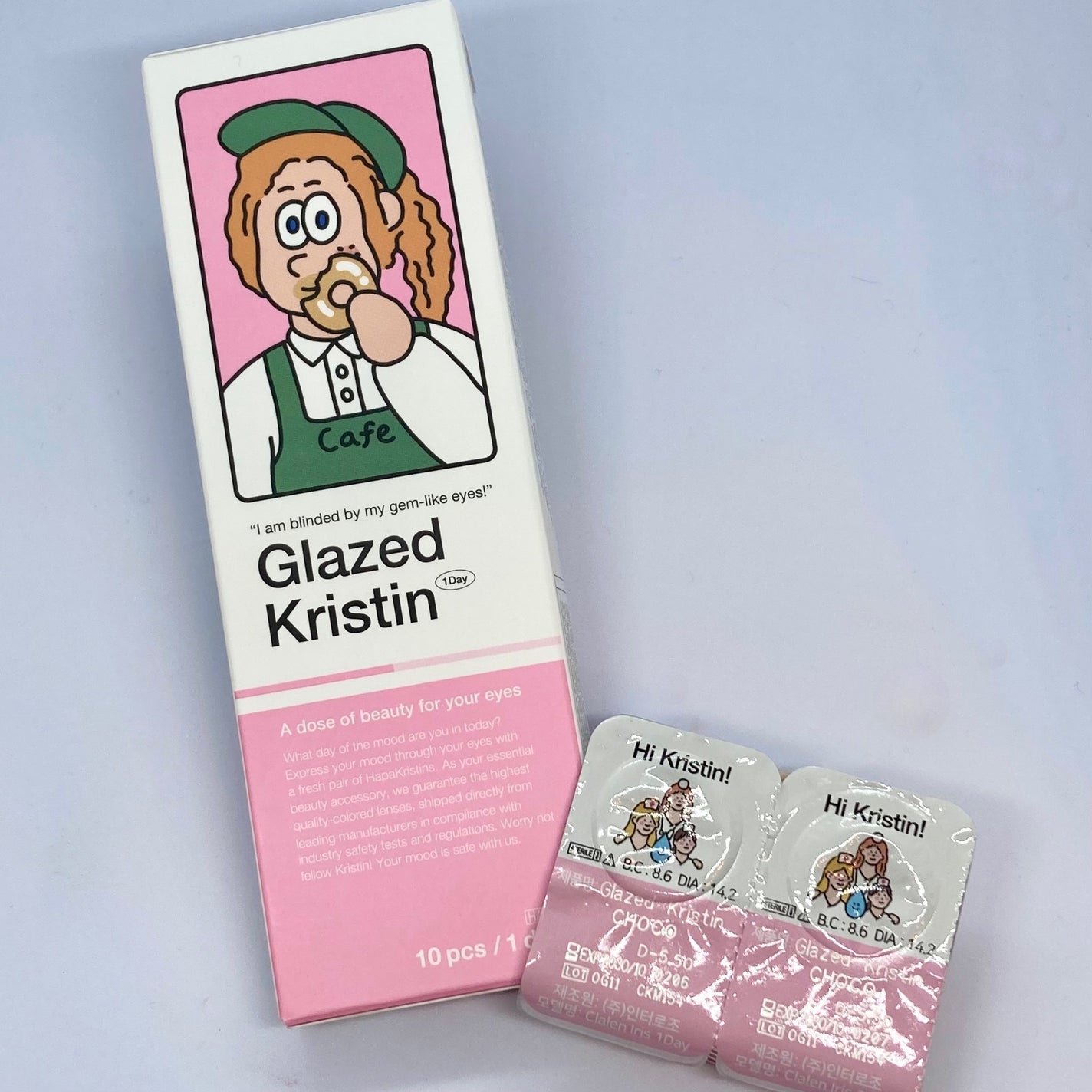 Glazed Krirtin/Hapa kristin/カラーコンタクトレンズを使ったクチコミ(2枚目)