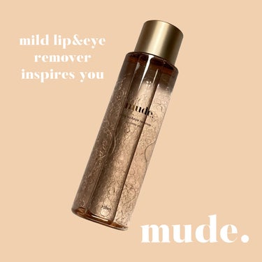 mude マイルドリップ＆アイリムーバーのクチコミ「mude | mild lip&eye remover inspires you

以前mud.....」（1枚目）